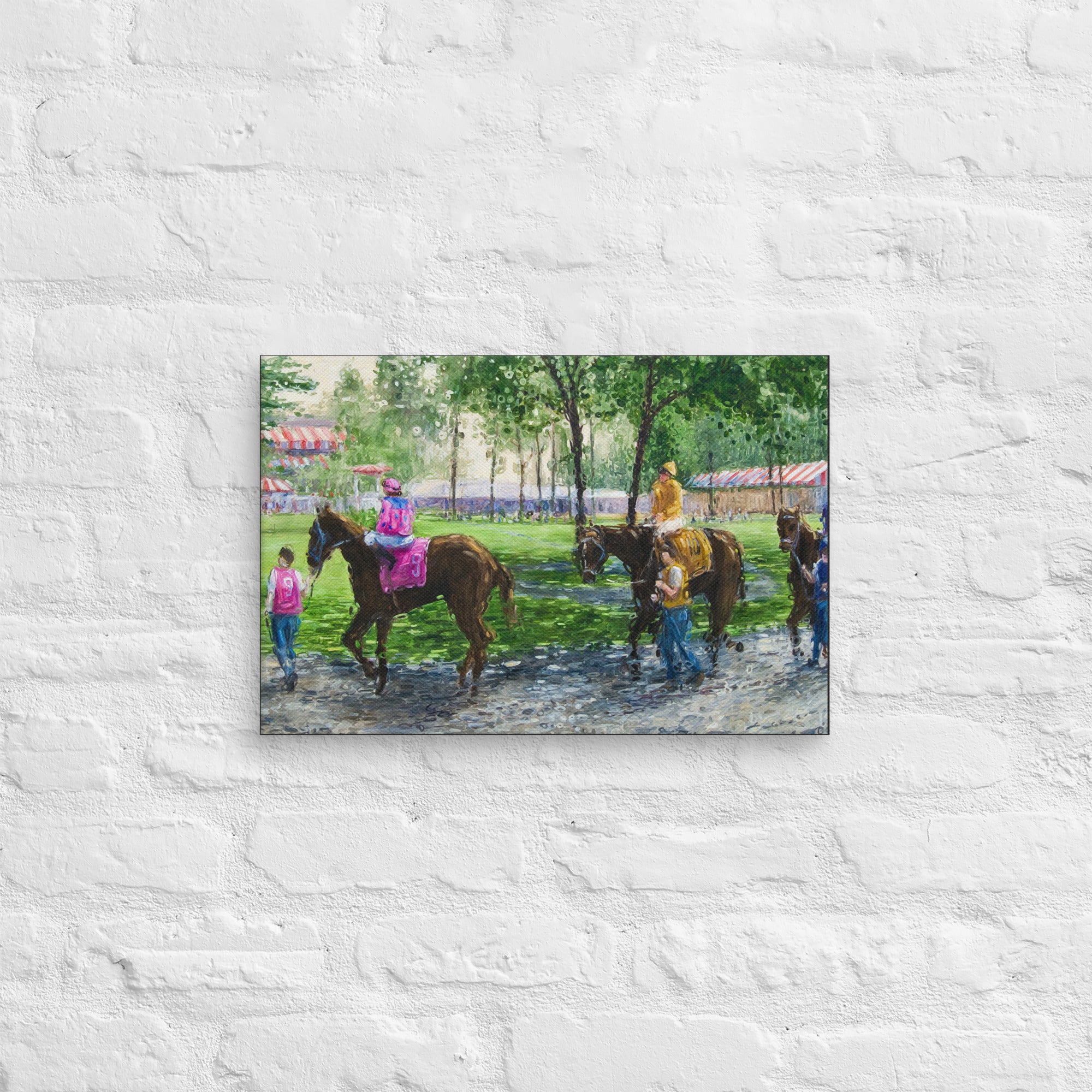 Paddock Carousel (Canvas Reproduction)