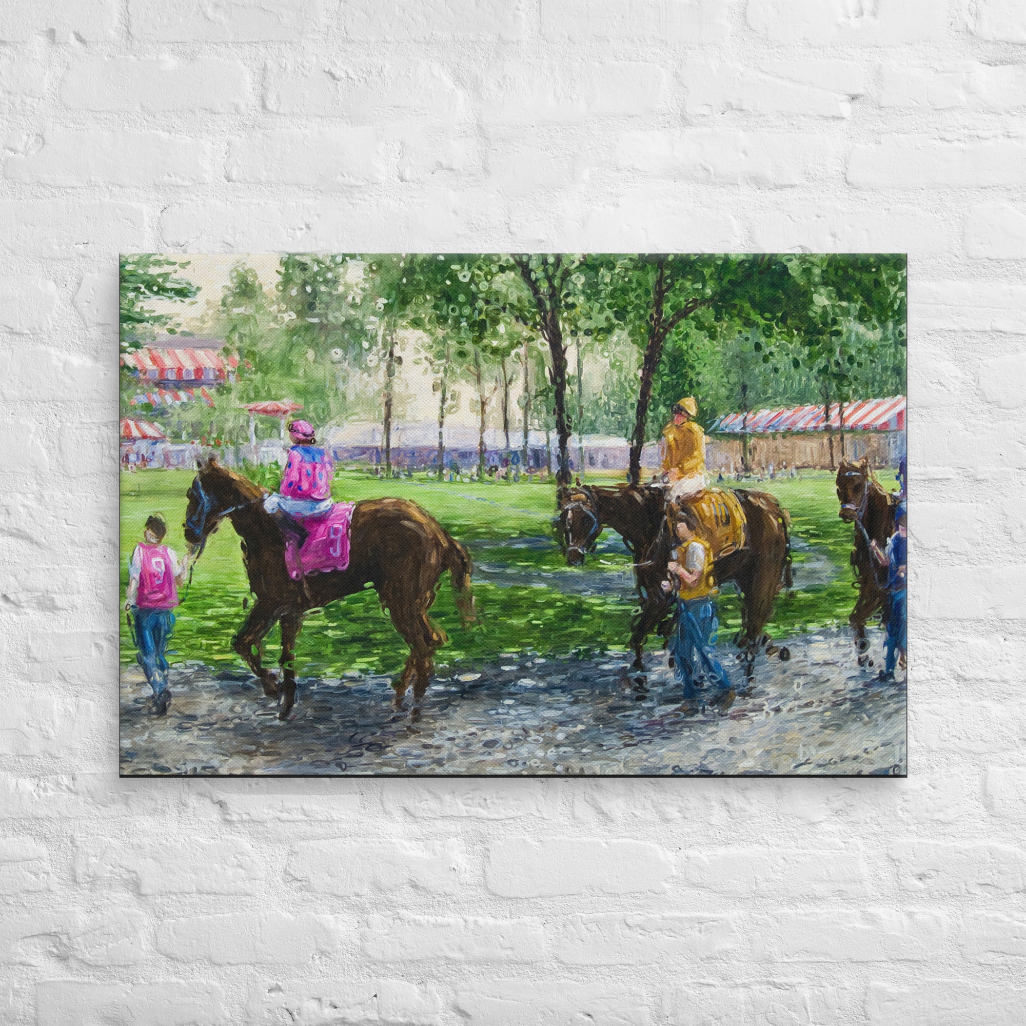 Paddock Carousel (Canvas Reproduction)